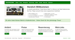 Desktop Screenshot of hotelkleinermarkt.de